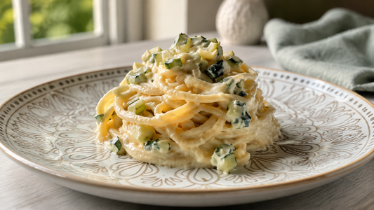 Pasta cremosa alle zucchine pronta in 15 minuti